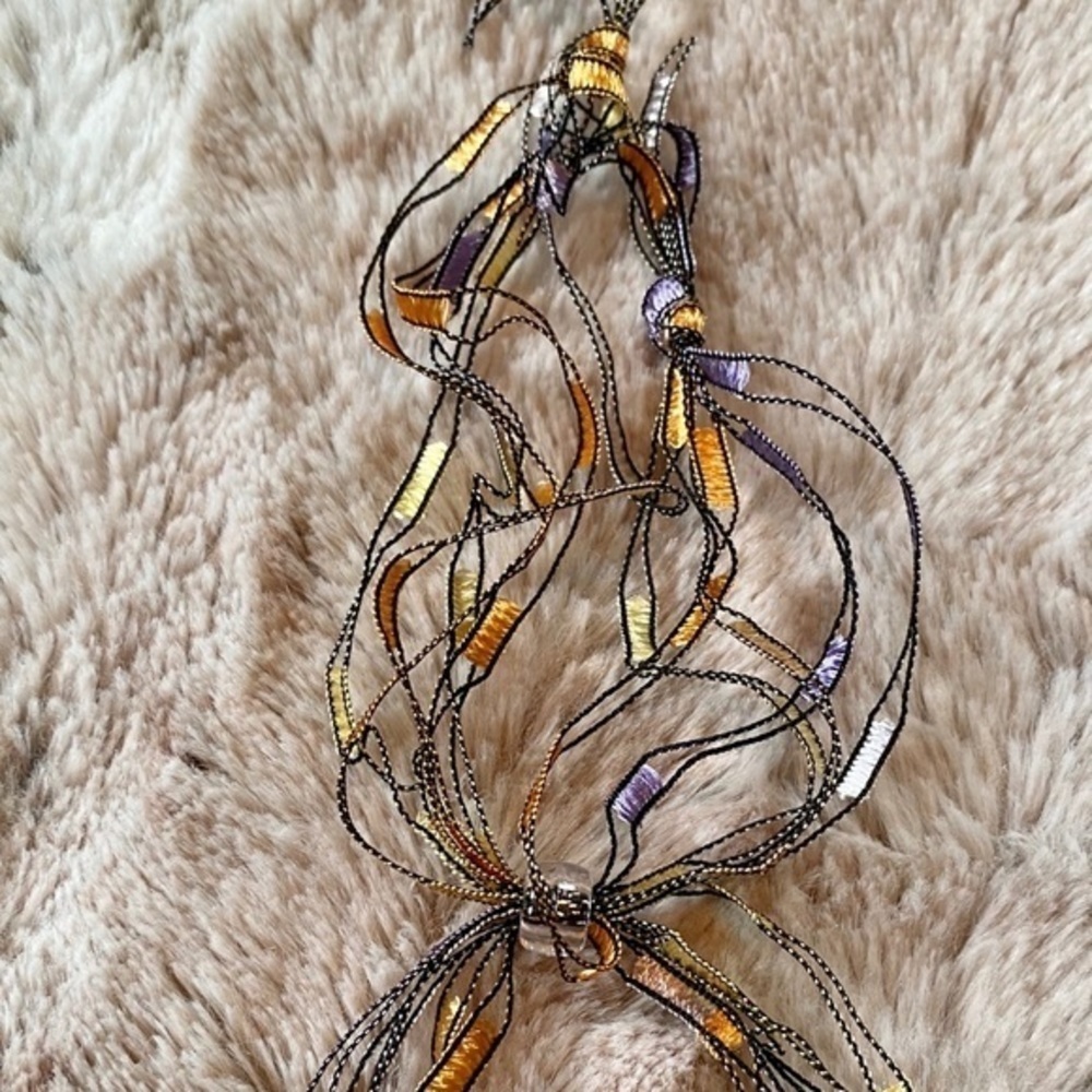 Unique Thread Multicolored Delicate Neckla… - Picture 5 of 7